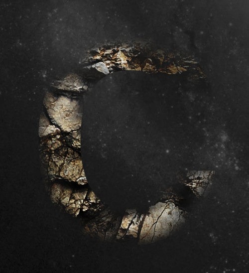 2 effect2 500x548 Create a Rocky Text Effect with Space Background in Photoshop