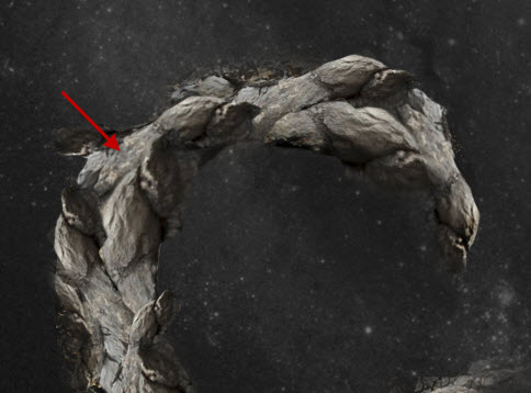 3 pasta devam Photoshop Uzay Background ile Rocky Efekti oluşturma