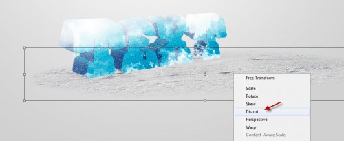 3 distort 500x205 Design a Snowy Arctic Text Effect in Photoshop