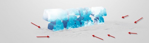 3 erase 500x146 Design a Snowy Arctic Text Effect in Photoshop
