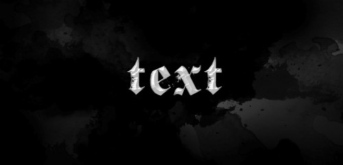 1 paint grunge 500x241 Create a Burning Metal Text with Melting Effect in Photoshop