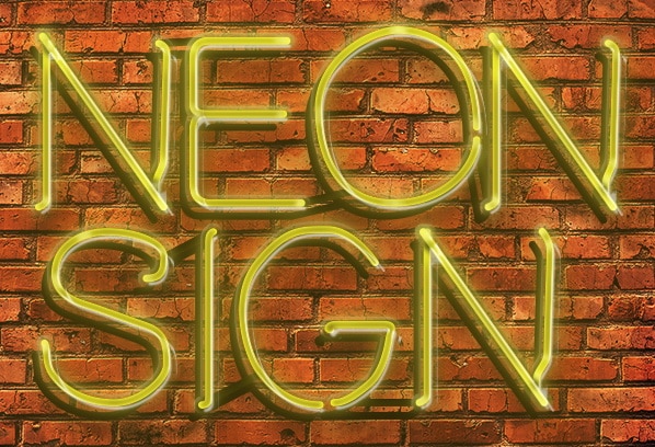 Neon Text Effect Using Photoshop and Illustrator