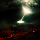 Create Epic Surreal Volcanic Wasteland Matte Painting in Photoshop