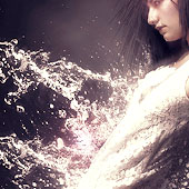 Create a Water Girl Photo Manipulation Mixing with Splatter Brushes in Photoshop