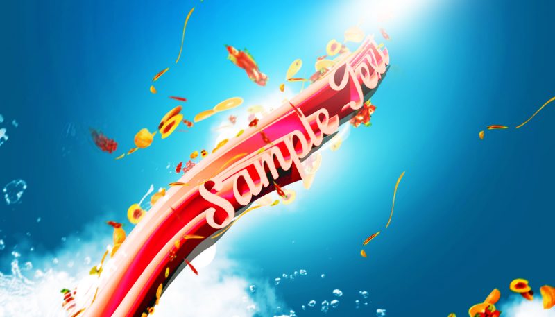 Create Fresh Fruit 3D Text Effect in Photoshop