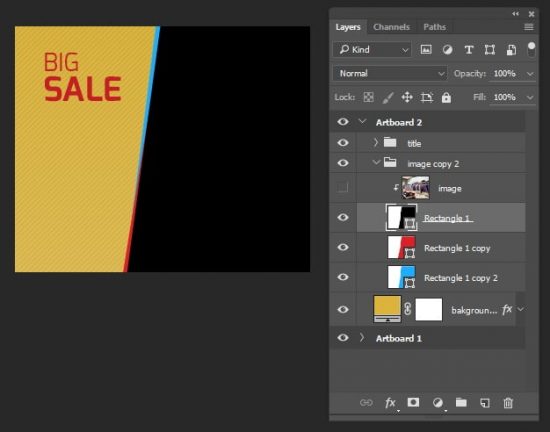Using Artboard Tool in Photoshop CC to Design Multiple Size Web Banners ...