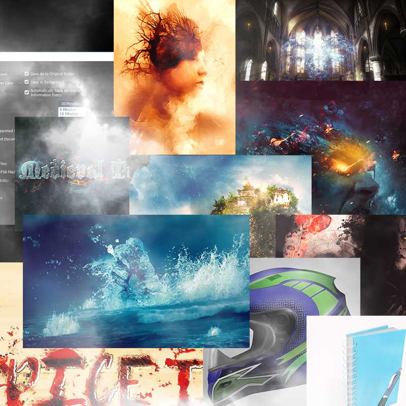 Top 10 PSD Vault Photoshop Tutorials 2017