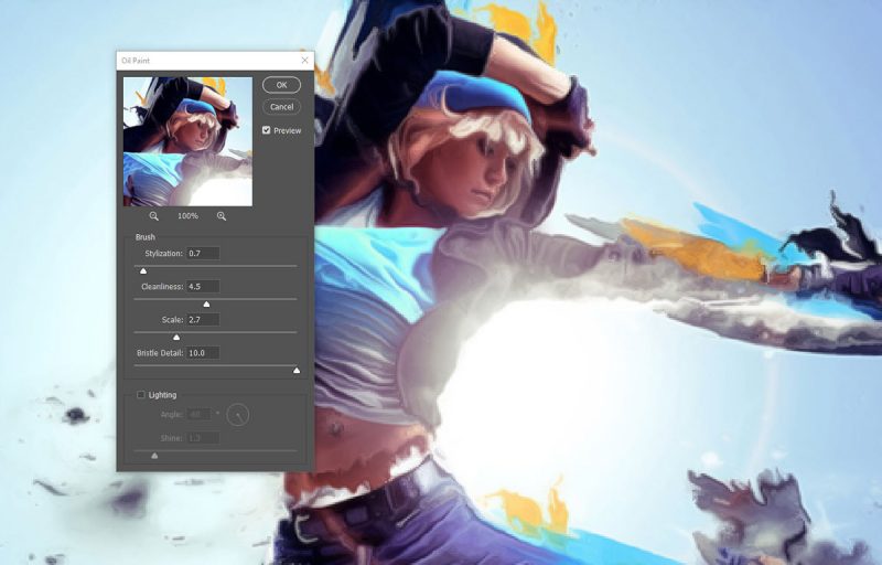 Quick Tip Where to Find The "Oil Paint" Filter in CC or