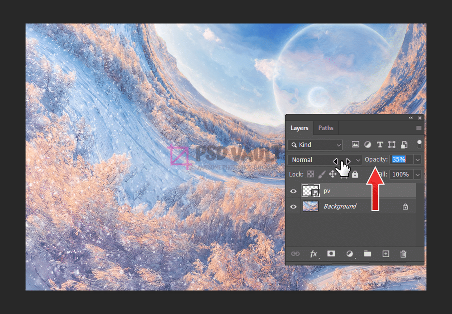 Adding Watermark to Photo using Photoshop
