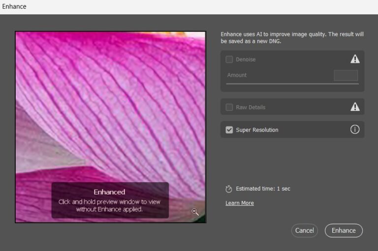How to Enlarge Images Without Losing Quality in (using Super
