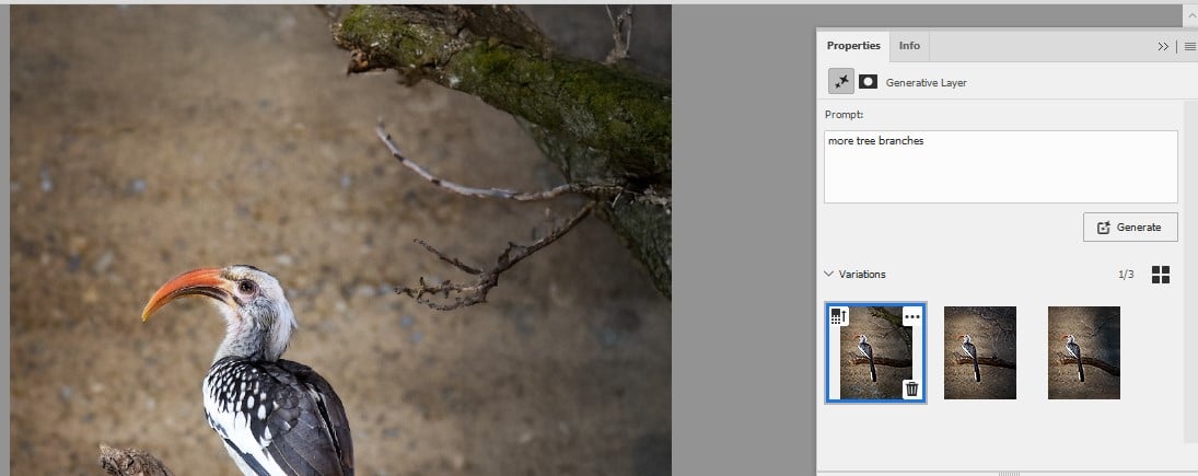 Photoshop's Generative Expand Tool - uncropping