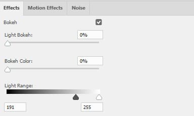 Use the Effects Panel