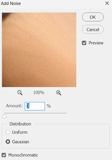 Restore Skin Texture with Noise