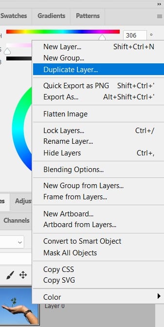 Set Up a Non-Destructive Editing Layer