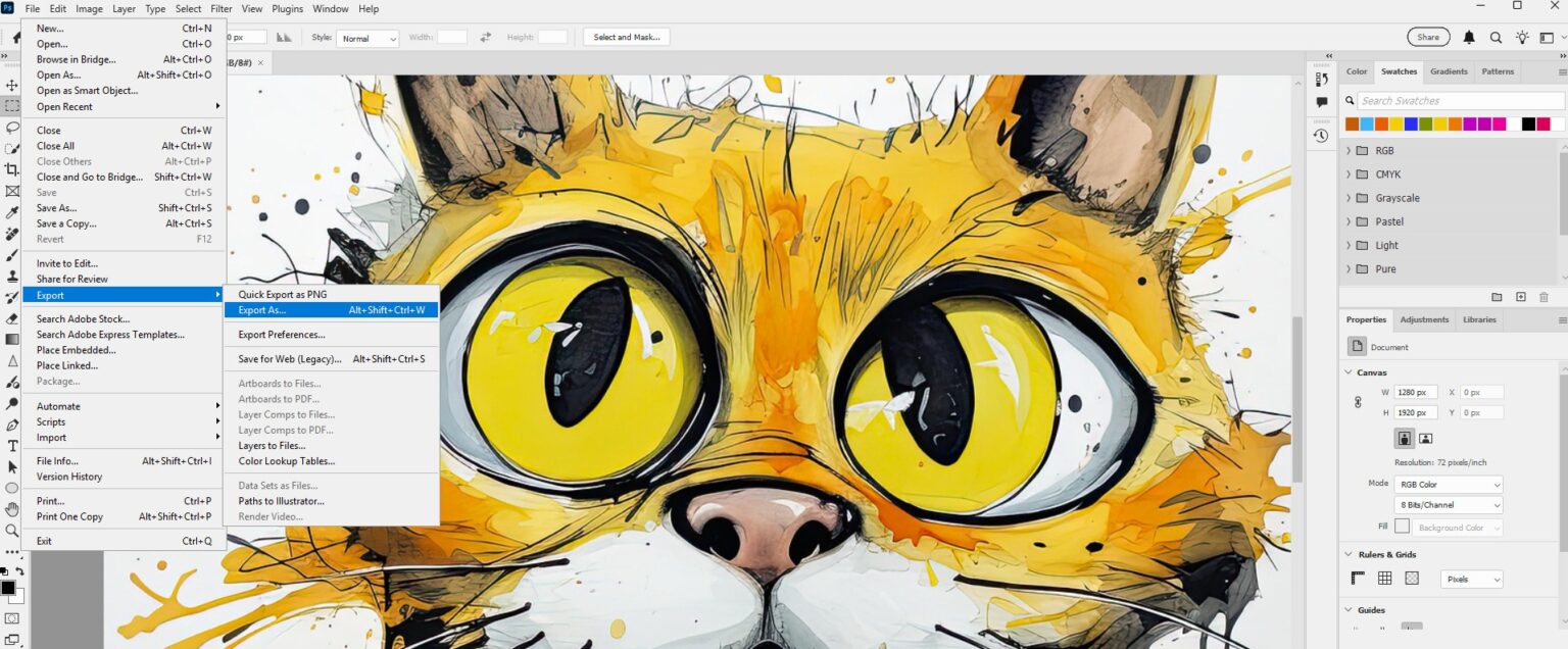 How to Fix Photoshop “Export As” Not Working in 2025